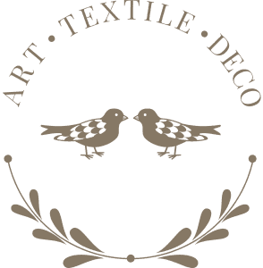 Logo Art Textile Deco 2 birds Christine Grenier